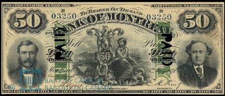 1871 bank montreal 50