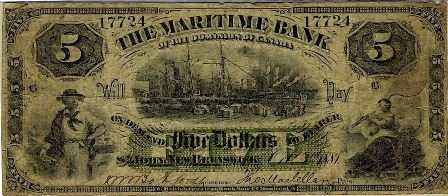 1881 5 maritime bank