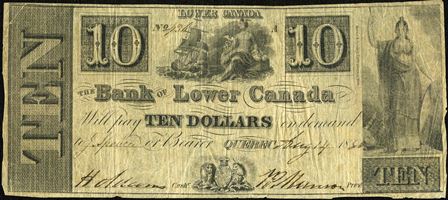 Bank of Lower Canada 10