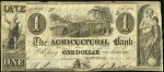 Value of Old Banknotes from The Agricultural Bank of Montreal, Canada