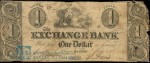 Value of Old Banknotes from The Exchange Bank of Quebec, Canada