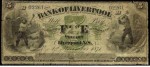 Value of Old Banknotes from The Bank of Liverpool, Canada