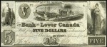 Value of Old Banknotes from The Bank of Lower Canada in Quebec