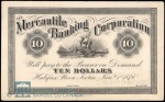 Value of Old Banknotes from The Mercantile Banking Corporation in Halifax, Canada