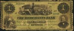 Value of Old Banknotes from The Merchants Bank in Montreal, Canada