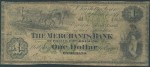 Value of Old Banknotes from The Merchants Bank of Prince Edward Island in Charlottetown, Canada