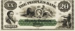 Value of Old Banknotes from The Peoples Bank of Halifax Nova Scotia, Canada