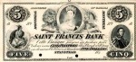 Value of Old Banknotes from The Saint Francis Bank in Stanstead, Canada