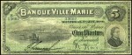 Value of Old Banknotes from La Banque Ville-Marie in Montreal, Canada