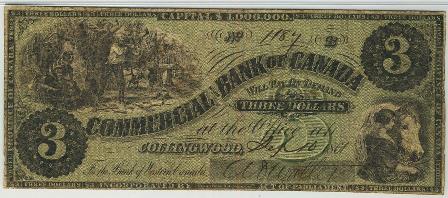 Collingwood three dollar bill