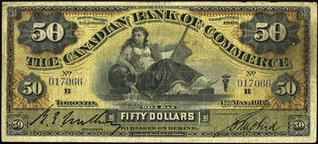 canadian bank 1912 50