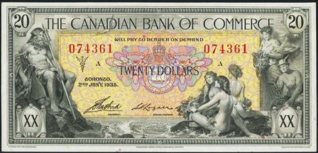 canadian bank 1935 20