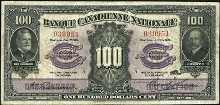 canadienne nationale 1925 100