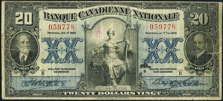canadienne nationale 1929 20