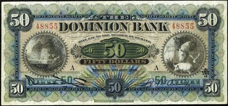 dominion bank 1900s 50