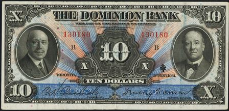 dominion bank 1931 10