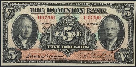 dominion bank 1935 5