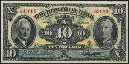 dominion bank 1938 10