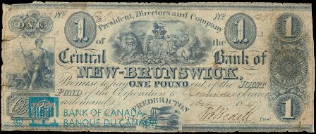 early central bank of new brunswick