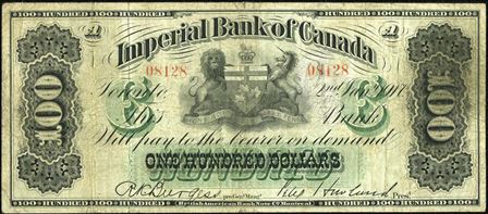 imperial bank 1917 100