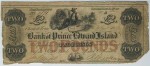 Value of Old Banknotes from The Bank of Prince Edward Island in Charlotte Town, Canada