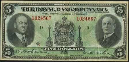royal canada 1935 5