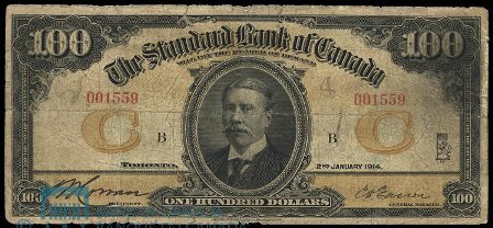 standard bank 1914 100
