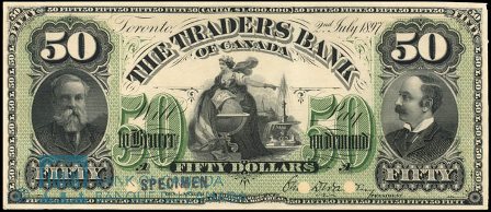 traders bank 1897 50