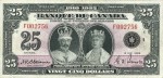 Value of 6 Mai 1935 $25 Bill from Banque Du Canada
