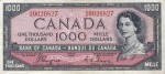 Value of 1954 Devils Face $1000 Bill from The Bank of Canada