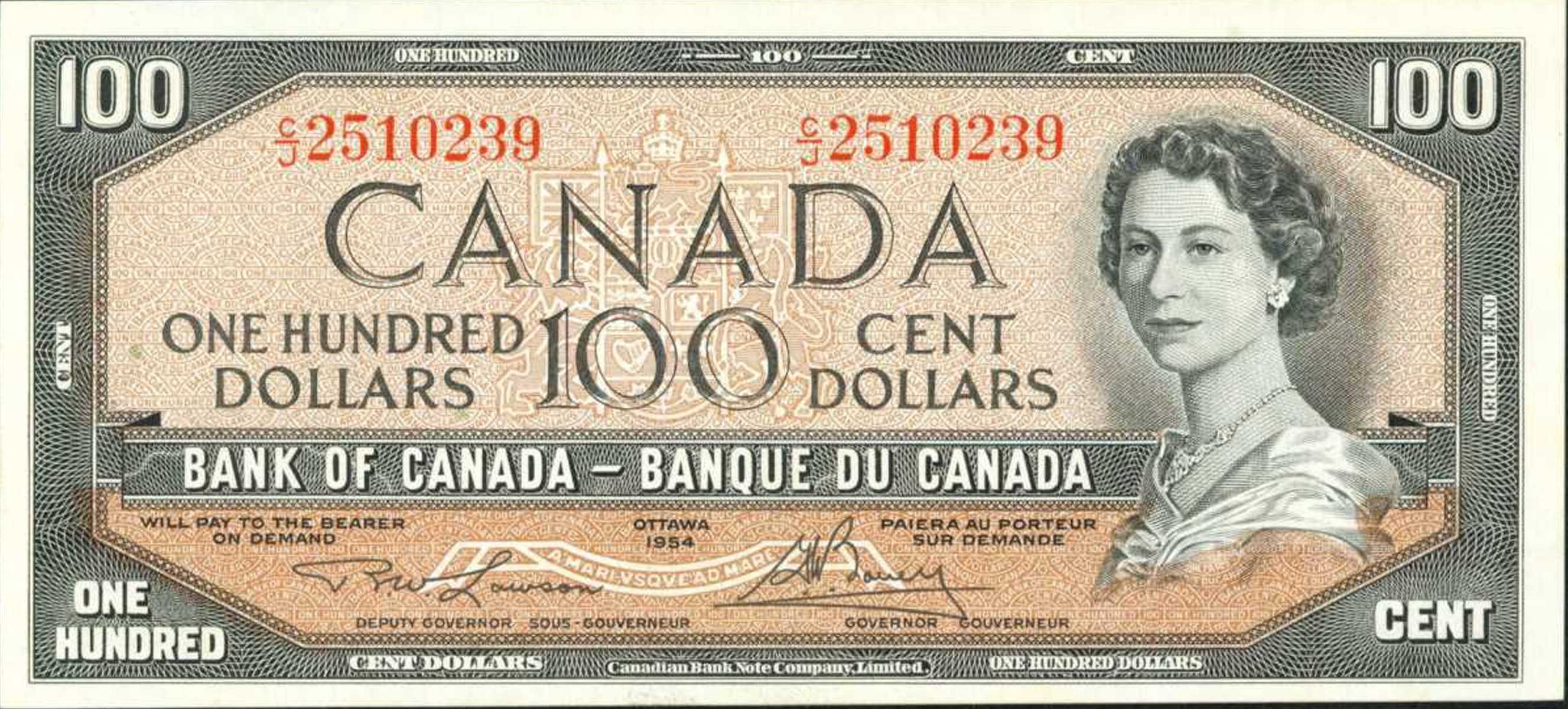 new canadian 100 dollar bill