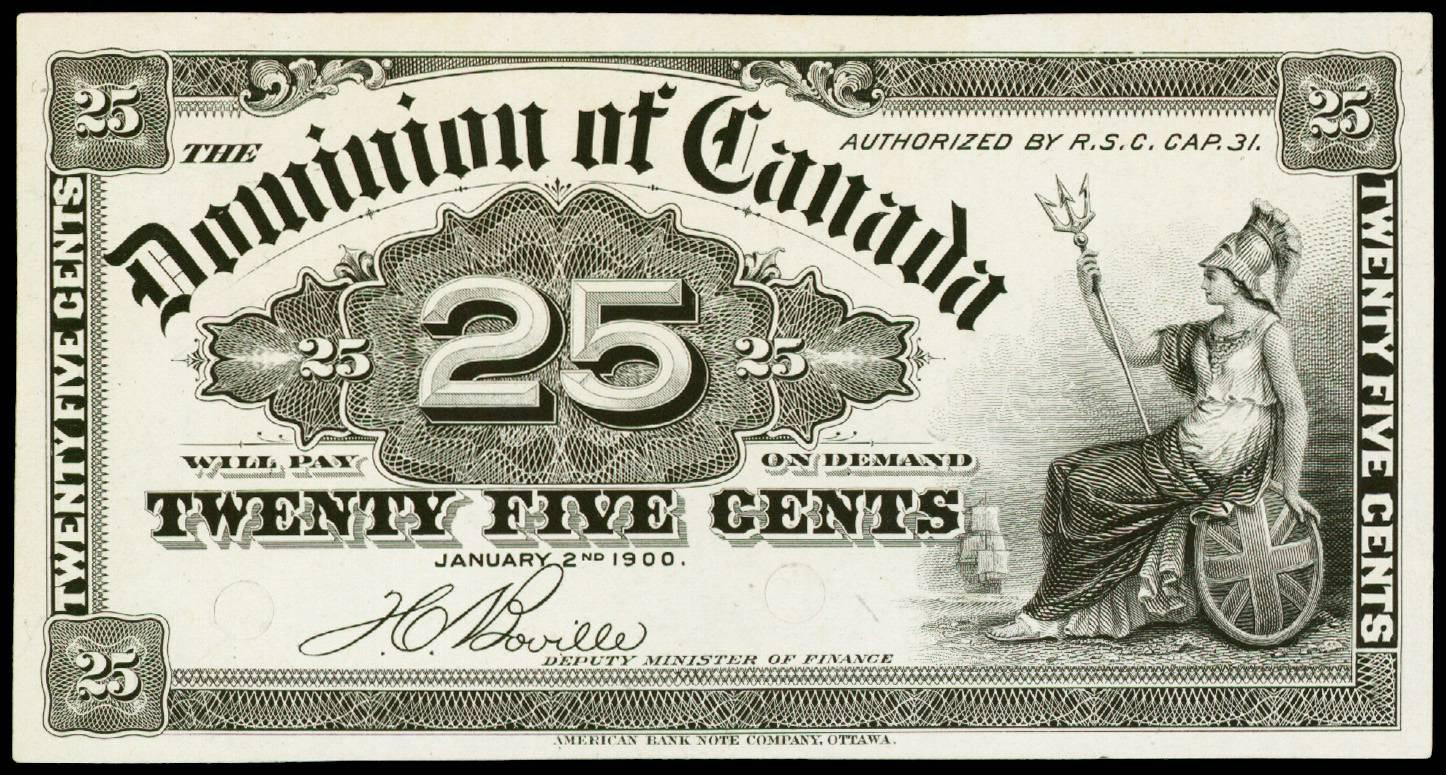 Value of January 2nd 1900 cents Bill from The Dominion of Canada | Canadian  Currency