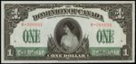 Value of March 17th 1917 $1 Bill from The Dominion of Canada