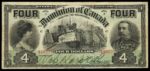 Value of Jany 2nd 1902 $4 Bill from The Dominion of Canada